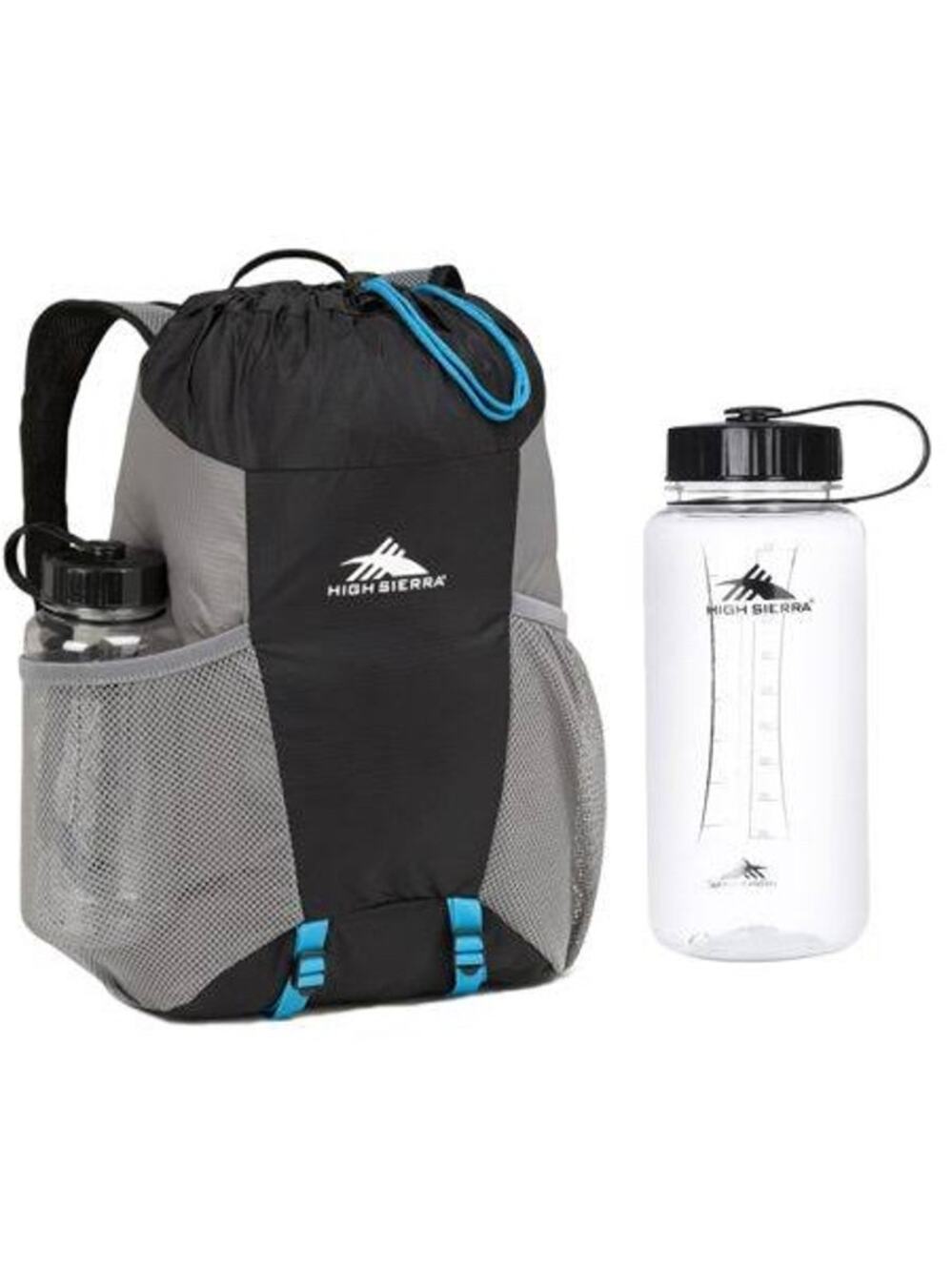 High Sierra Pack-N-Go 15L Backpack In A Bottle 1000ml Black